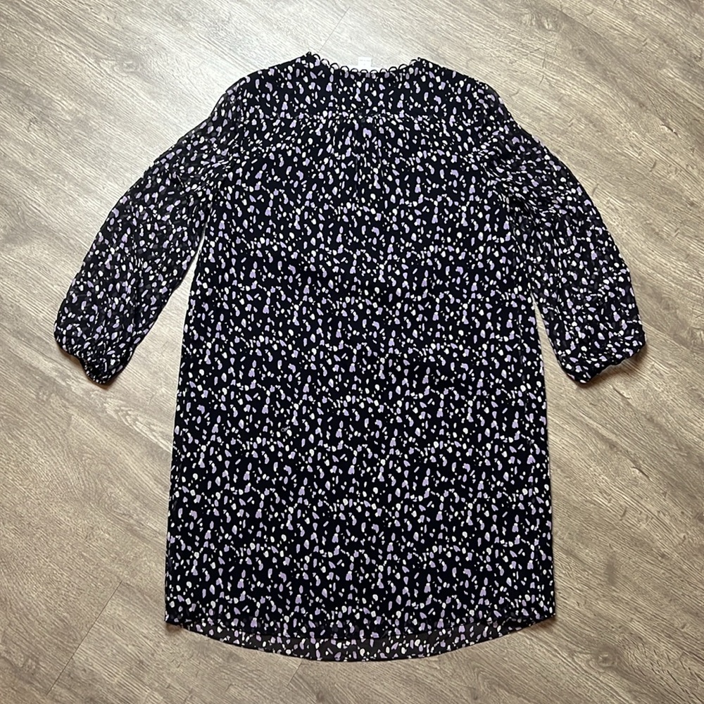 Diane Von Furstenberg Aria Print 100% Silk V-neck‎ Tunic Shift Dress - Picture 2 of 10
